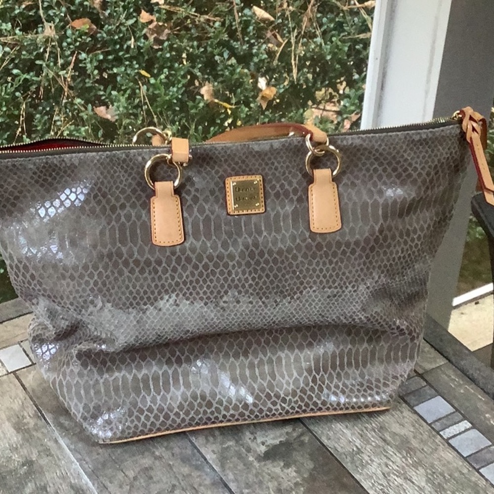 Dooney & Bourke Snakeskin Large Tote